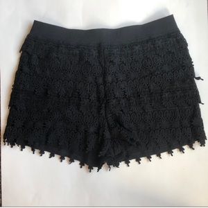 Express black shorts
